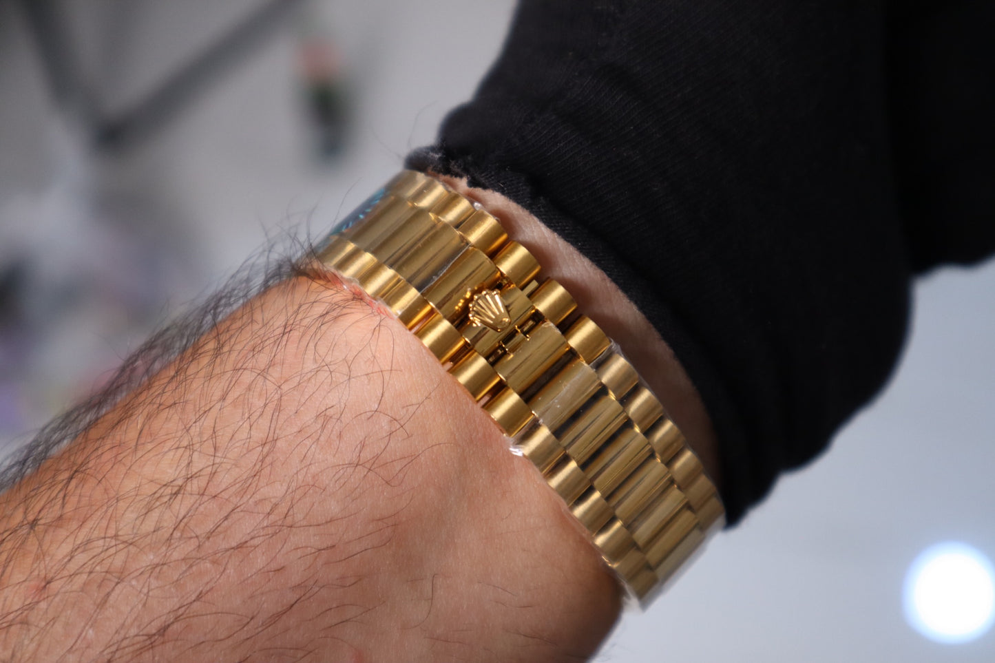 DayDate Yellow Gold - قطعة وحدة كلين طبق الأصل