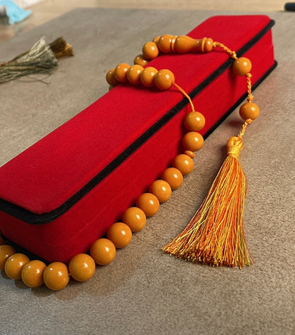 سبحة حجر سندلوس نقي ١٠٠٪؜  S22- متوفر قطعة واحدة من هذا التصميم