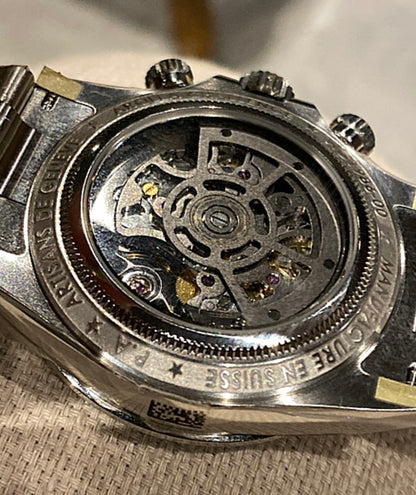 روليكس داي تونا بلو روبي - حبة طبق الاصل نادرة ماكينة سويسري نادرة