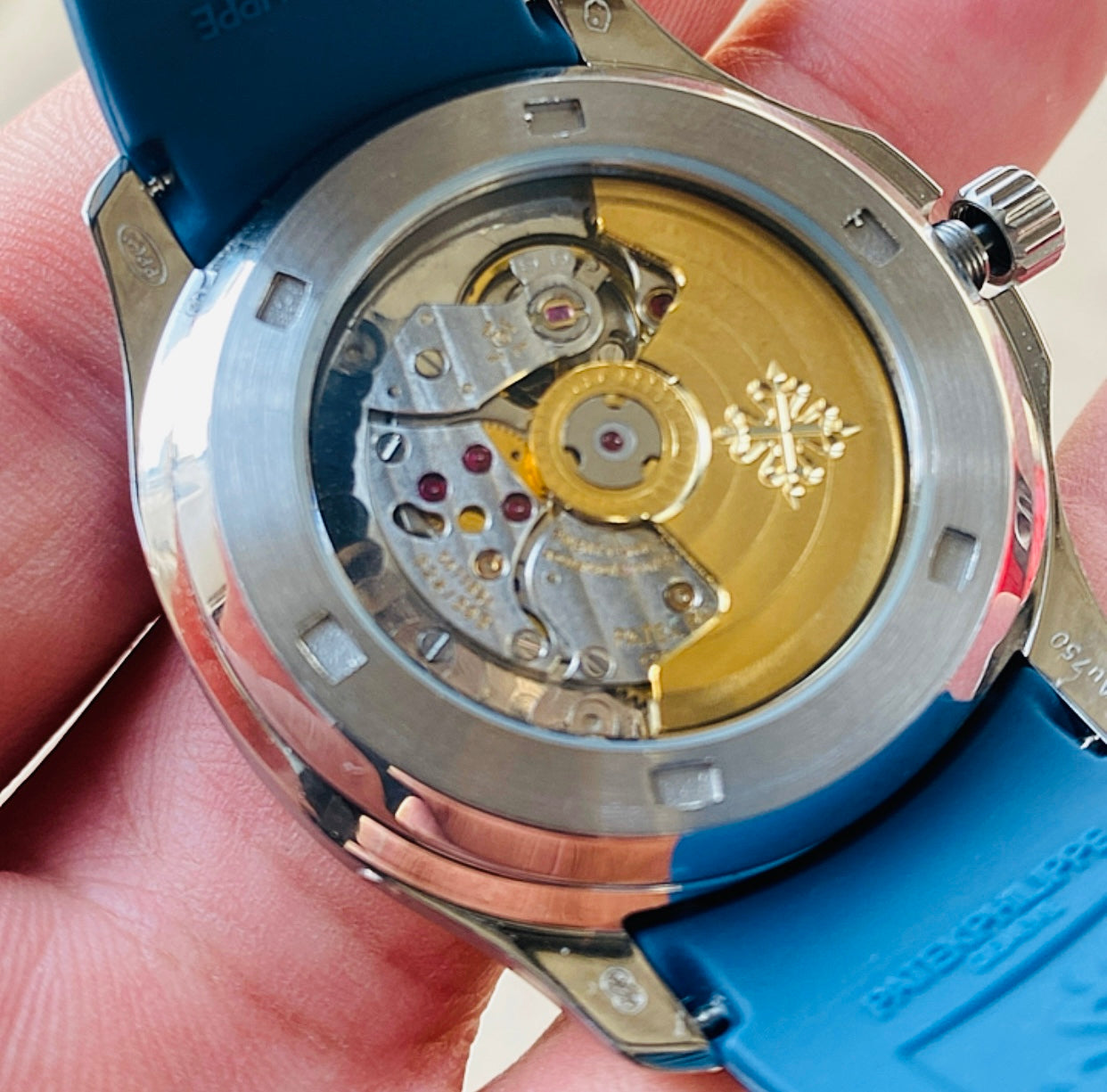 PATEK Philippe aquanaut- باتيك فيليب اكوا نوت كاليندر كلين طبق الأصل