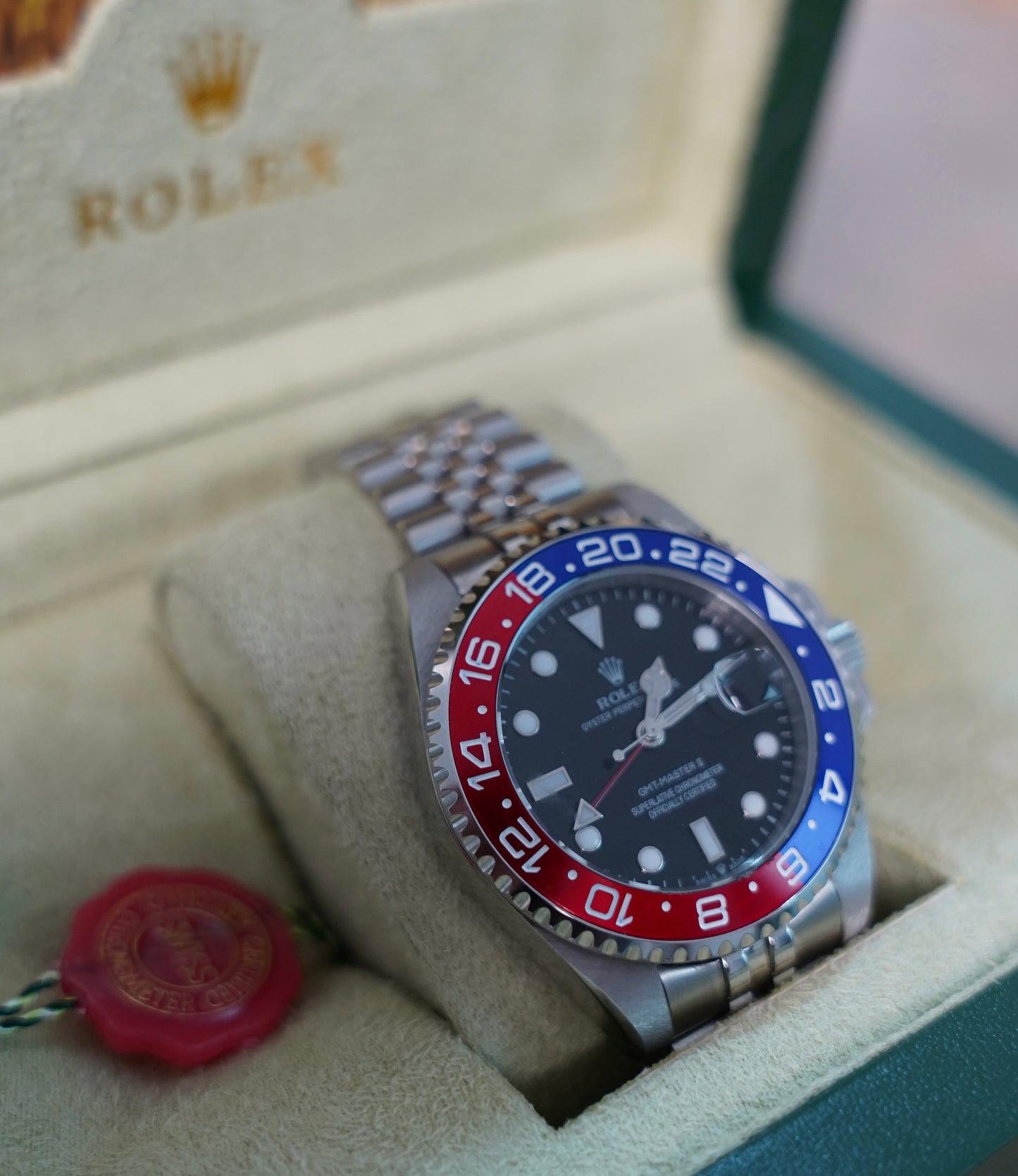 43 mm رولكس جي ام تي ببسي سوبر كواليتي