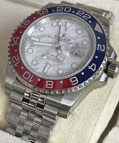 رولكس ببسي اصدار نادر مينا ماربل- الساعة كلين تعمل بجميع التعقيدات ماكينة سويسري نسبة تطابق ويا الاصلية