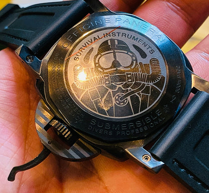 ساعة باناراي كلين طبق الاصل - ماكينة سويسري - صمام يعمل مثل الاصلية حبة واحدة فقط