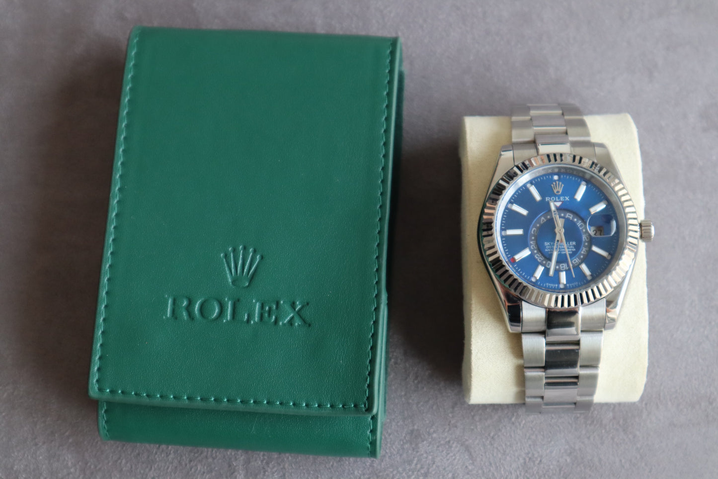 رولكس سكاي دولر مينا ازرق - الأعلى طلباً جودة الساعة جراند ماستر