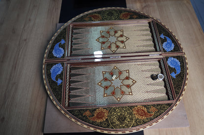 طاولي + شطرنج قطعة فنية للاقتناء - حجم كبير