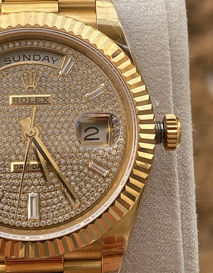 DayDate Yellow Gold - قطعة وحدة كلين طبق الأصل مينا باڤد