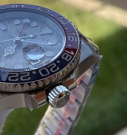 رولكس جي ام تي ببسي اصدار خاص مينا ماربل - كلين طبق الاصل ماكينة سويسري - قطعة نادرة