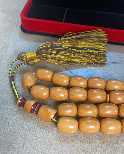 سبحة سندلوس حجر قديم اكثر من ٤٠ سنة s42  وارد قطري