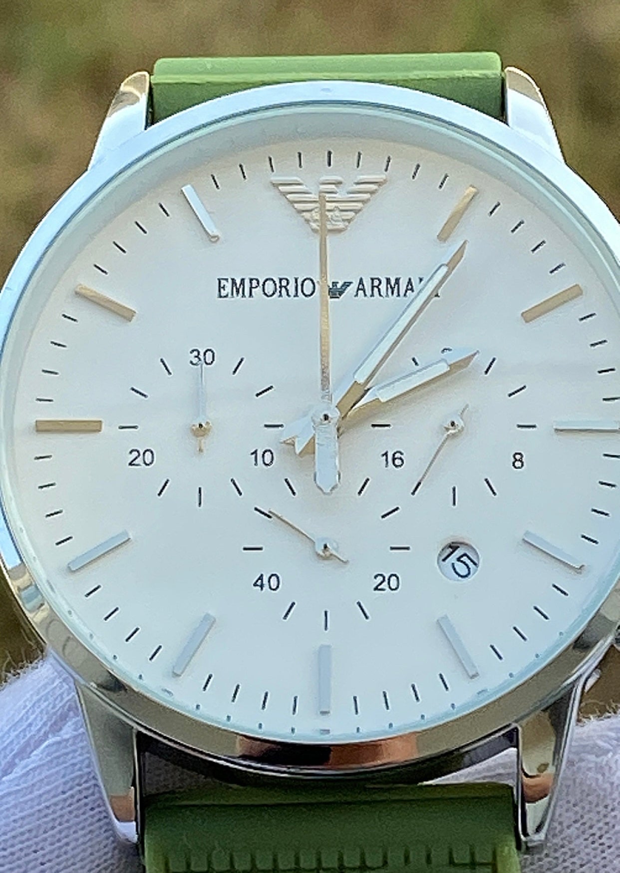 امبايرو ارماني كرونوجراف 2024  - قطعتين فقط لأول شخصين