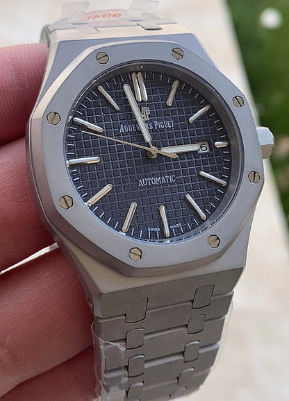 AP Royal Oak black 41 mm (كلين تايتل)