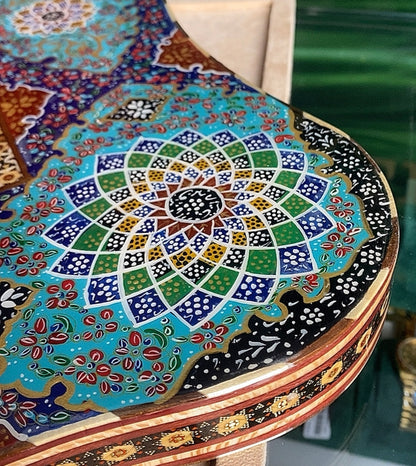 تحفة فنية صناعة يدوية - طاولي و شطرنج رسمة واحدة فقط يعني الحبة الوحيدة في العراق - احجار الطاولي و الشطرنج صناعة يدوي  بادق التفاصيل (t3)