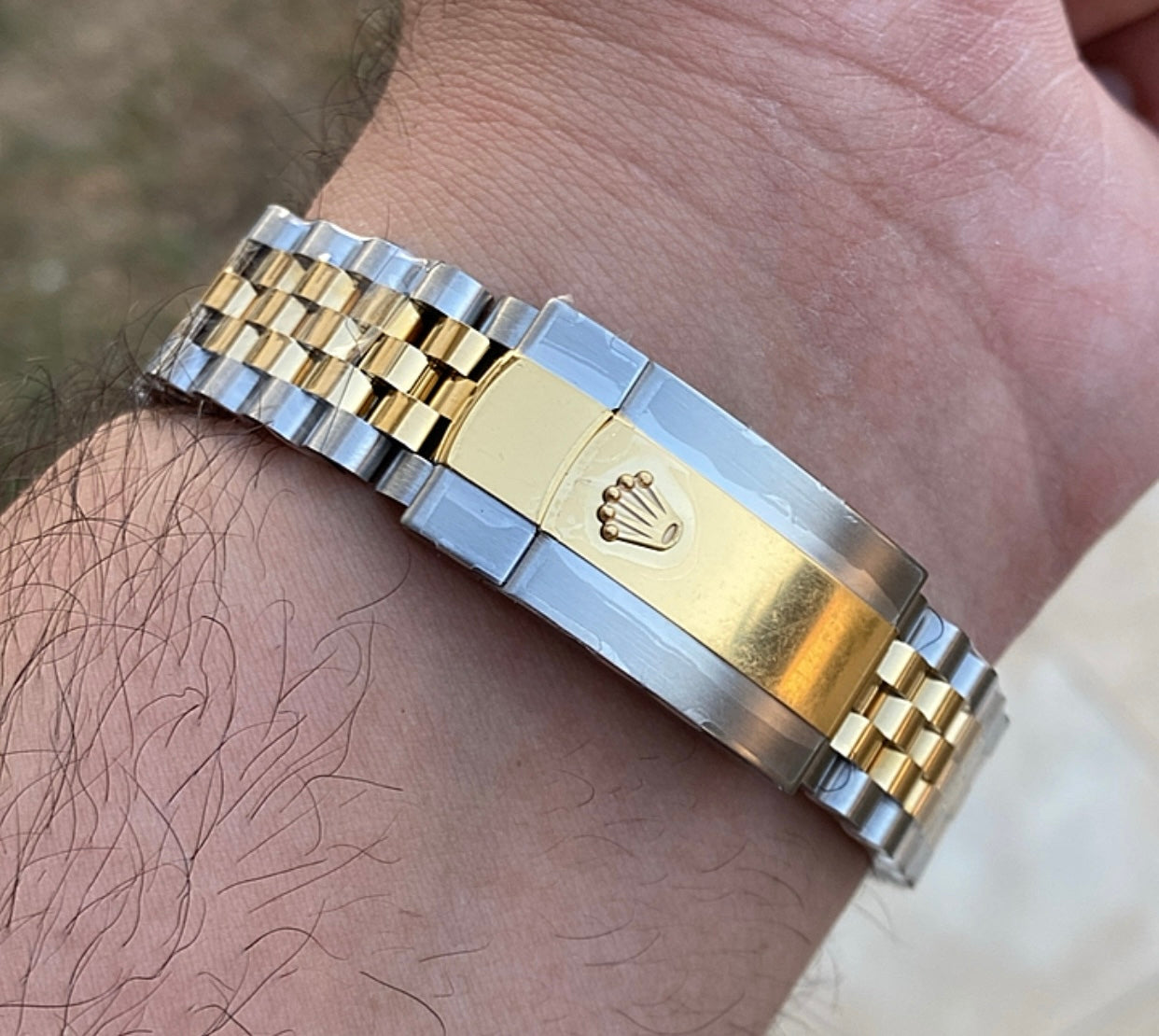 رولكس دايت جست سير جوبلي تو تون ( مستحيل تميزها بأيدك ) - كلين طبق الأصل - سيريال حقيقي  - ماكينة مطابقة للاصلية