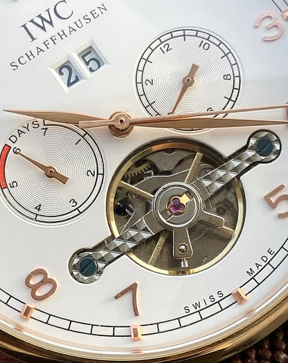 IWC AFTER MARKET EDIT 952 - الساعة كاين طبق الأصلية تم التعديل عليها - الساعة فينتج دون اوراق