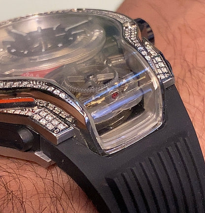 هوبلوت بيج بانج فلوتيمج توربيون - اول حبة في الاردن موديل ٢٠٢٥ (السعر بالدينار الاردني ٦٠٠)