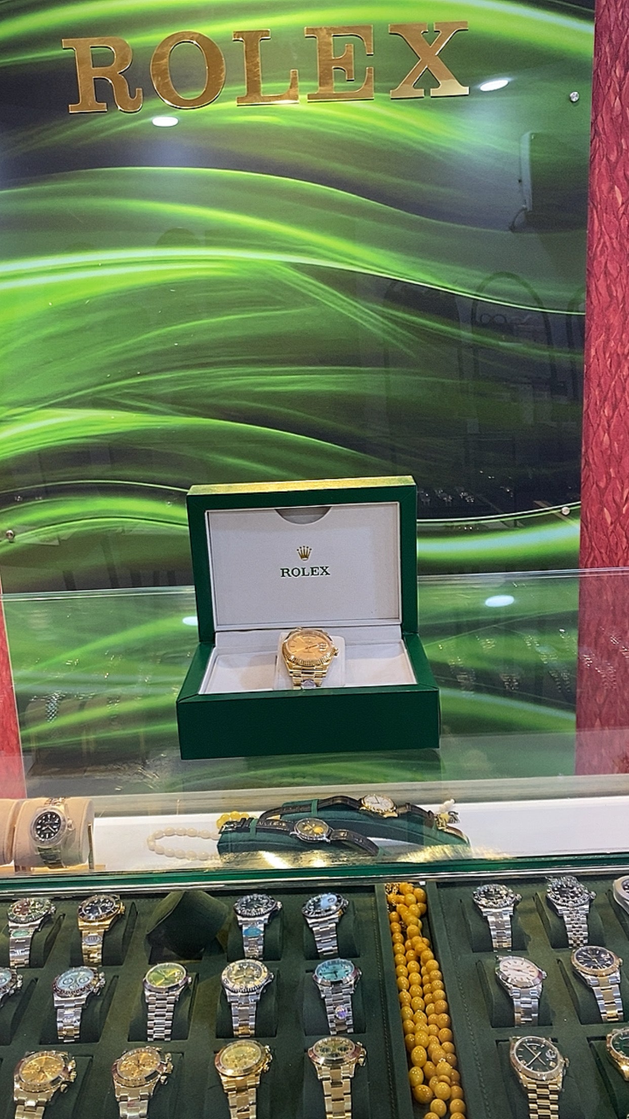 رولكس دايديت كلين فول يالو جولد - كلين طبق الأصل ماكينة سويسري  طلاء ذهب ١٨