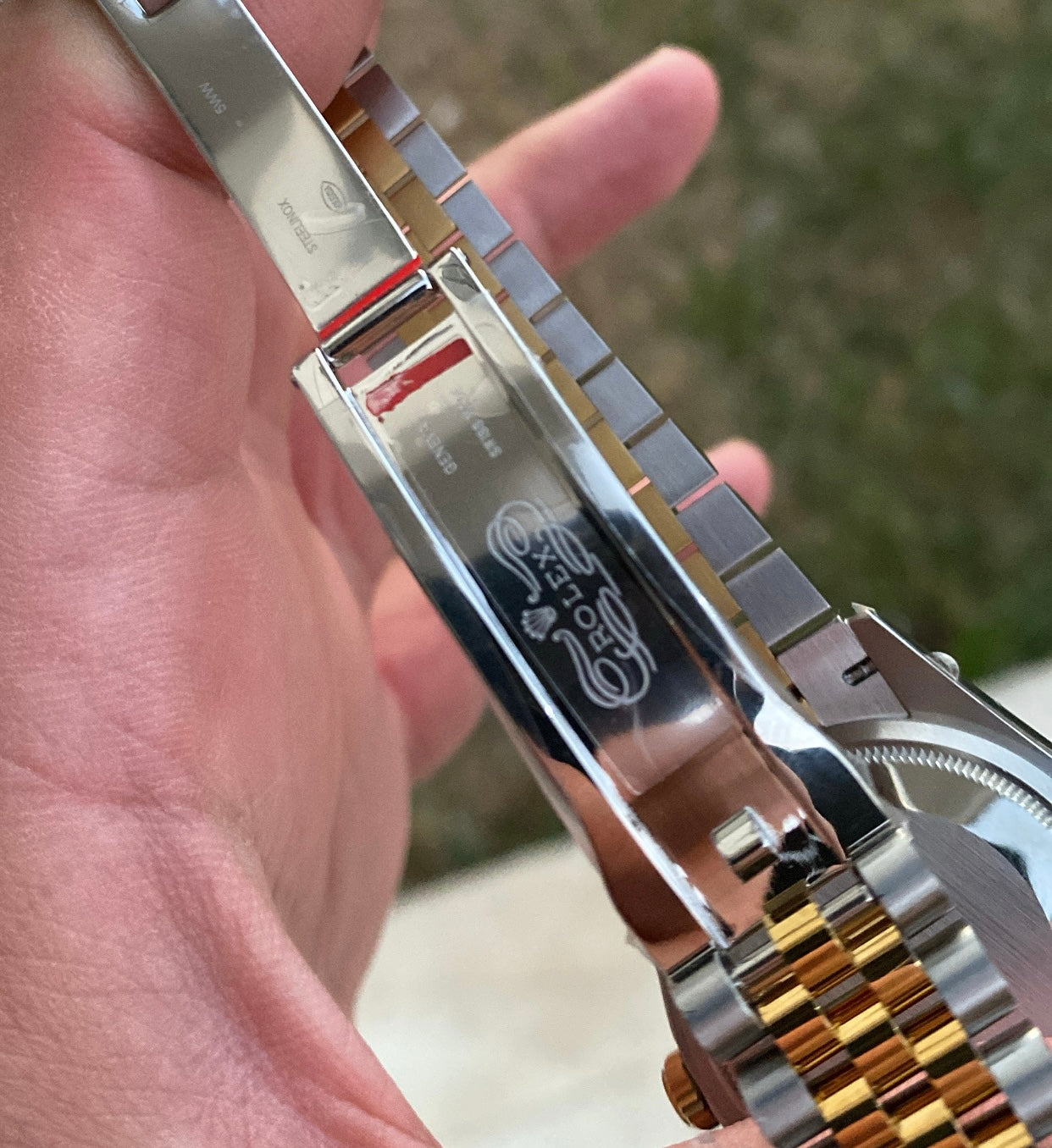 Rolex Datejust - حبة واحدة اوتوماتيك طبق الأصل لا يمكن تميزها و جميع الصور تصوير حقيقي للساعة مو من النت