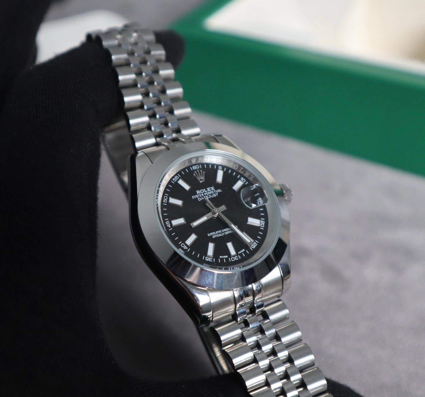 Rolex Datejust - رولكس دايت جست جراند ماستر طبق الأصل  متوفر قطعتين (السعر بالاردني 300)