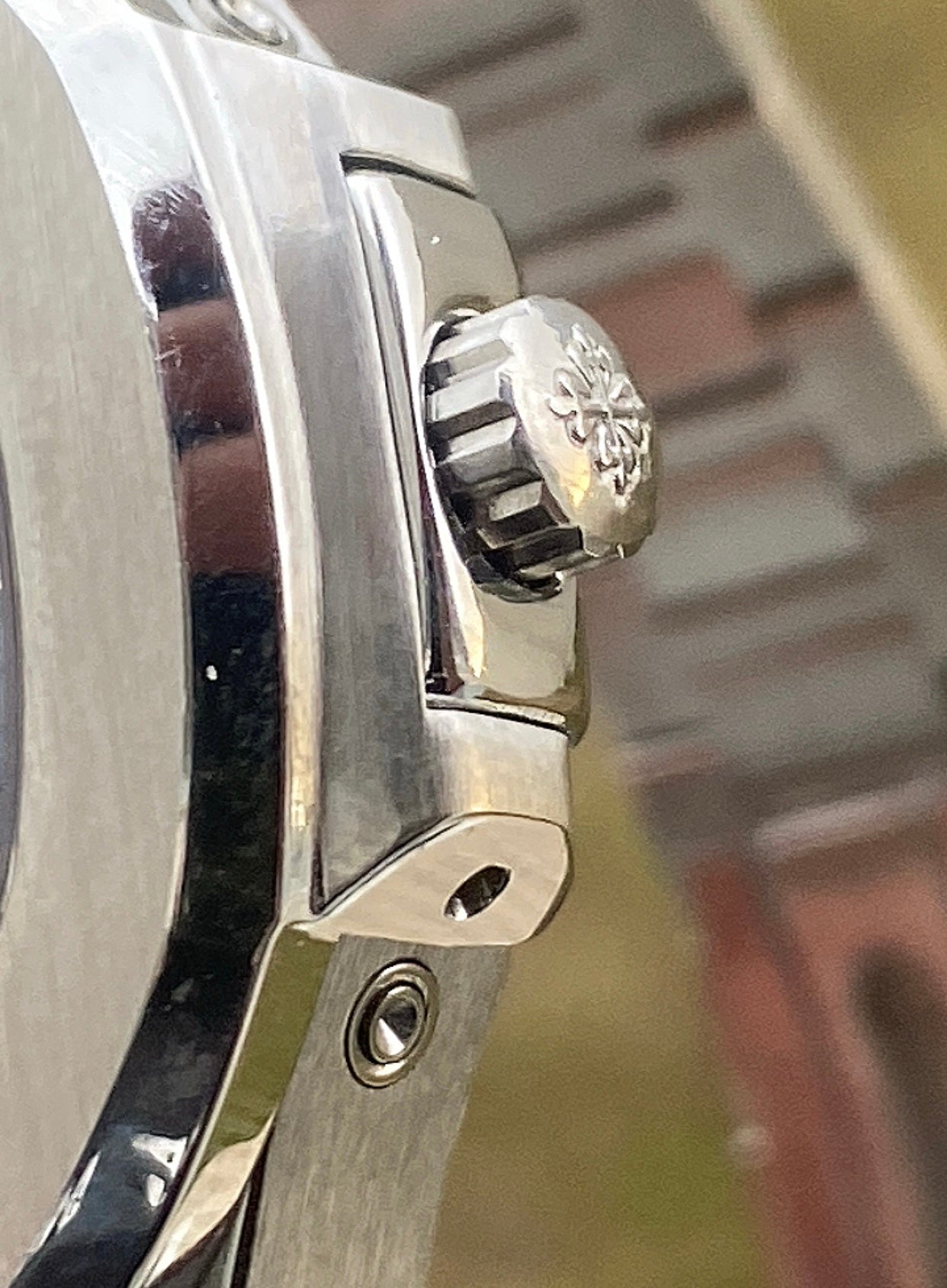 40.5  mm باتيك فيليب نوتلس كرونوجراف مينا نيلي -كلين