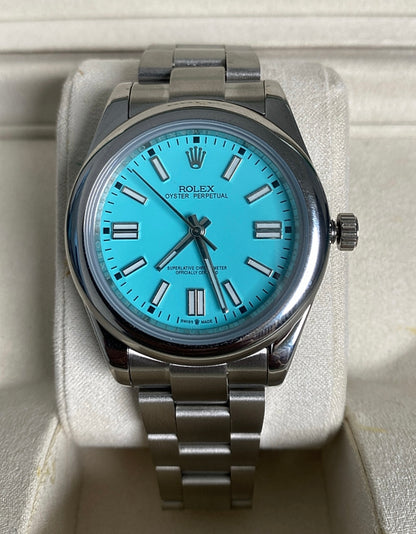 Rolex oyster perpetual Tiffany - متوفر قطعتين جراند ماستر