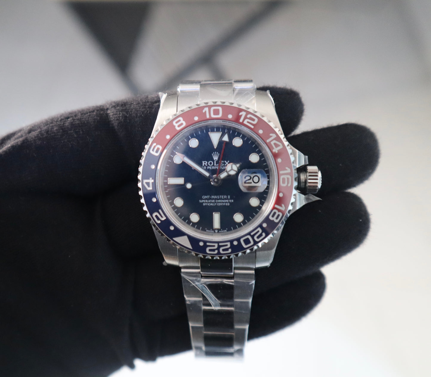 رولكس ببسي كلين - أويستر طبق الأصل سيراميك و ستانلس ٩٠٤ وماكينة سويسري