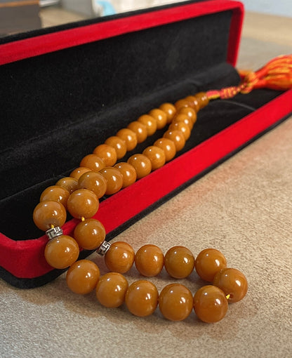 سبحة حجر سندلوس نقي ١٠٠٪؜  S21- متوفر قطعة واحدة من هذا التصميم