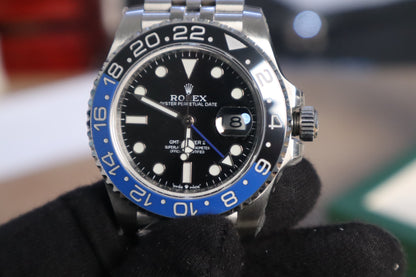 رولكس باتمان كلين - سير جوبلي طبق الأصل سيراميك و ستانلس ٩٠٤ وماكينة سويسري