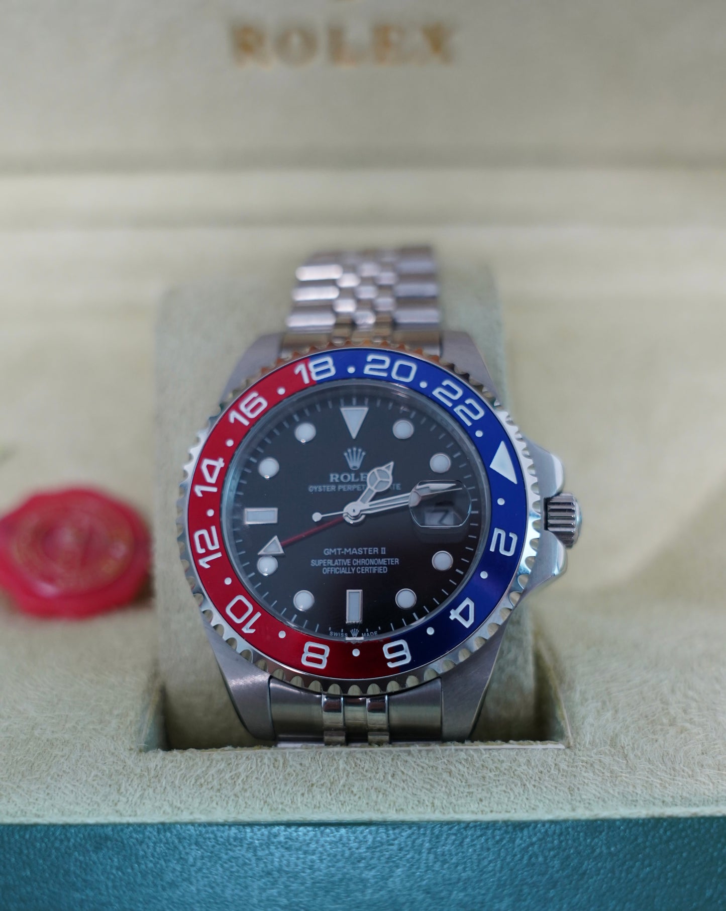 43 mm رولكس جي ام تي ببسي سوبر كواليتي