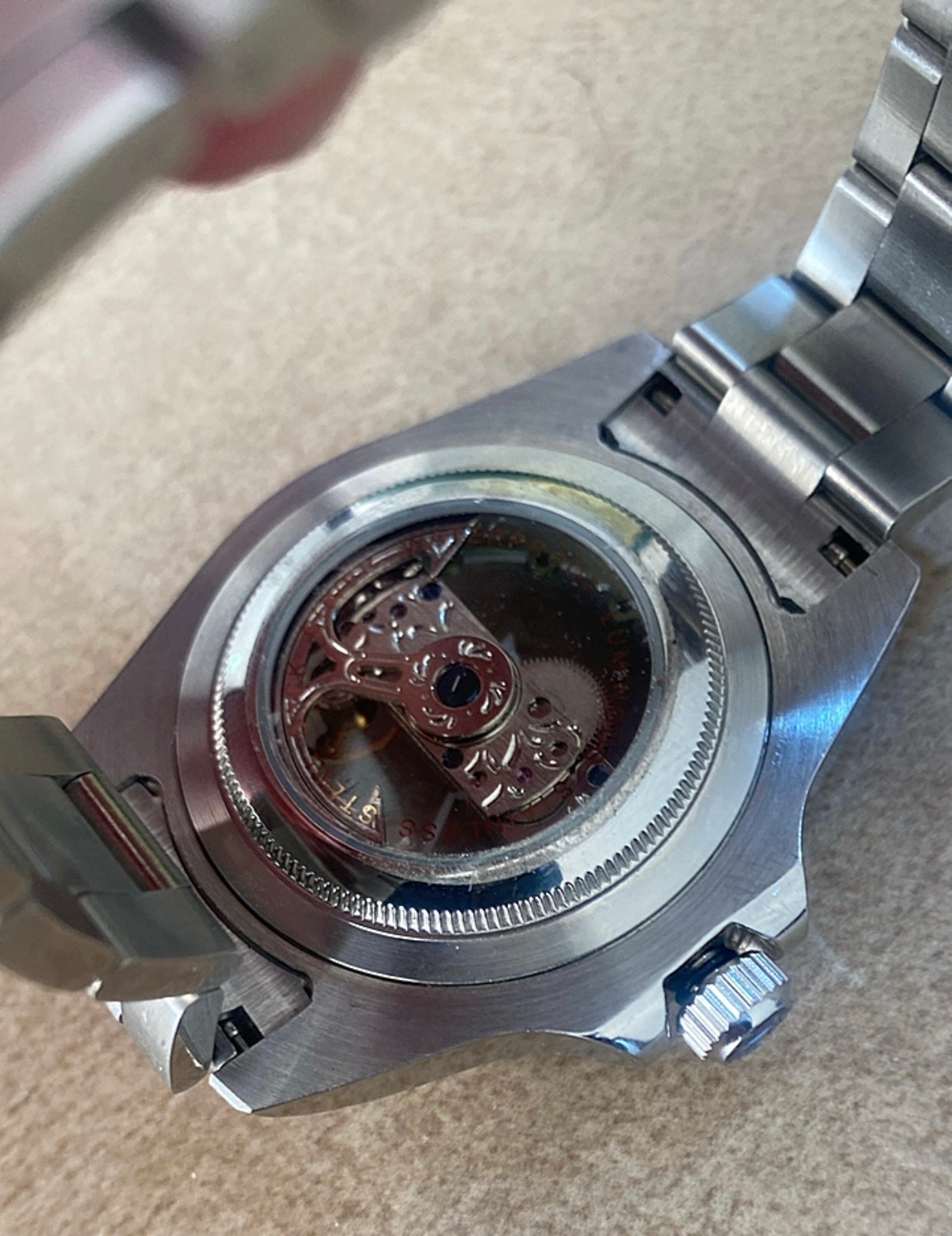 41 mm رولكس سكيلتون سابمارينر أخضر - قطعة واحدة فقط