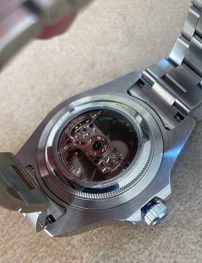 41 mm رولكس سكيلتون سابمارينر أخضر - قطعة واحدة فقط