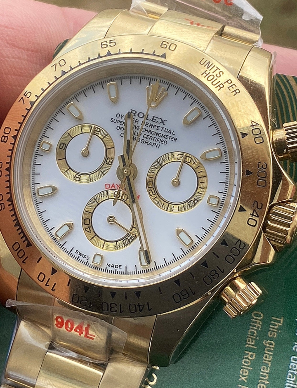 Cosmograph Daytona Yellow Gold – White Dial