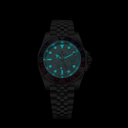 40 mm رولكس جي ام تي بيبسي دايل ماربل فاخر