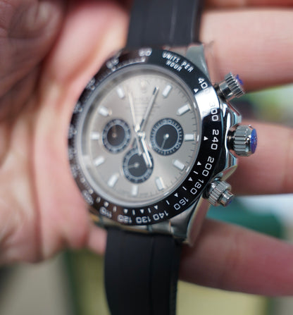 43 mm رولكس دايتونا باندا سلڤر سوبر كواليتي