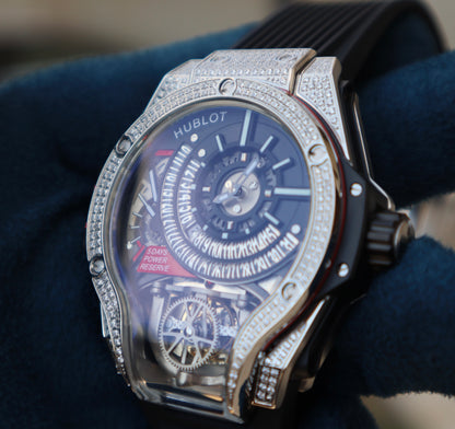 Hublot BigBang MP 2024 - هابلوت بيجبانج كلين سلڤر مع دايموند