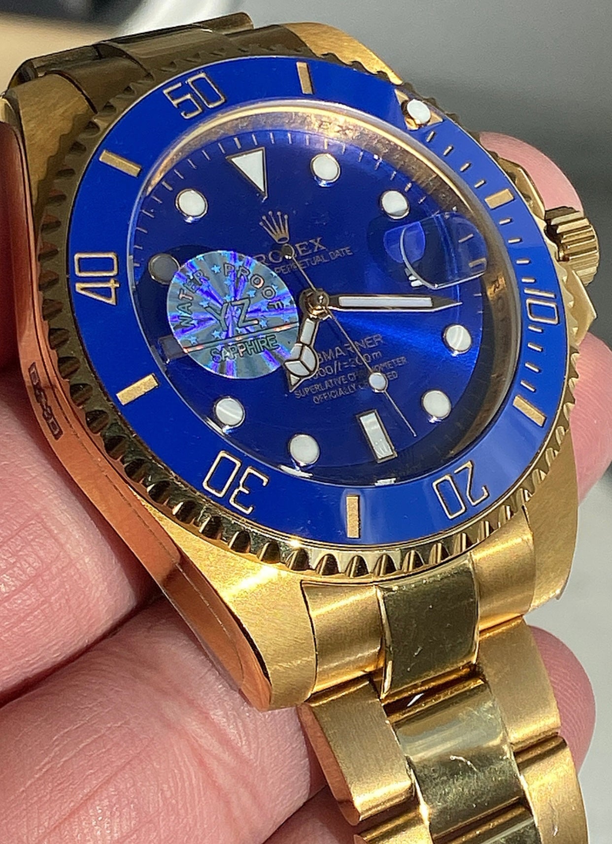 41 mm رولكس سابمارينر سميرف ذهبي - كلين تايتل