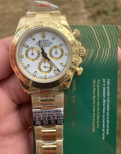 Cosmograph Daytona Yellow Gold – White Dial
