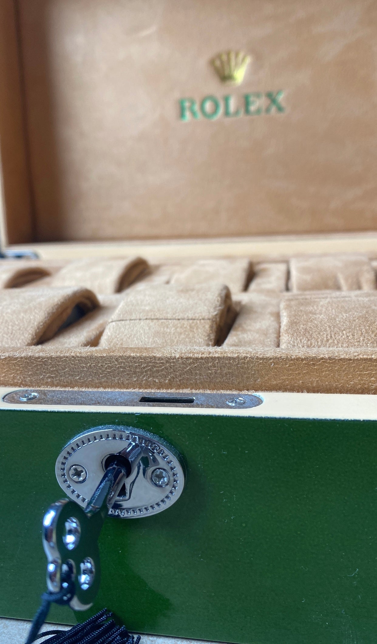 بوكس روليكس خشب - لون اخضر