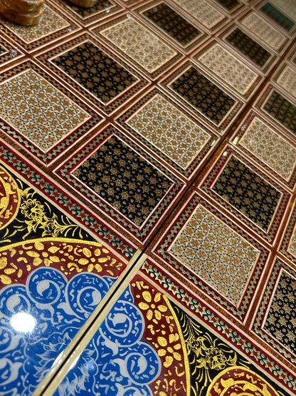 السعر ٢٠٠٠ دينار - طاولي و شطرنج صناعة يدوية احجار مرمر ، اكبر حجم في العراق قطعه واحده فقط
