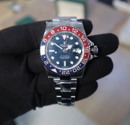 رولكس ببسي كلين - أويستر طبق الأصل سيراميك و ستانلس ٩٠٤ وماكينة سويسري