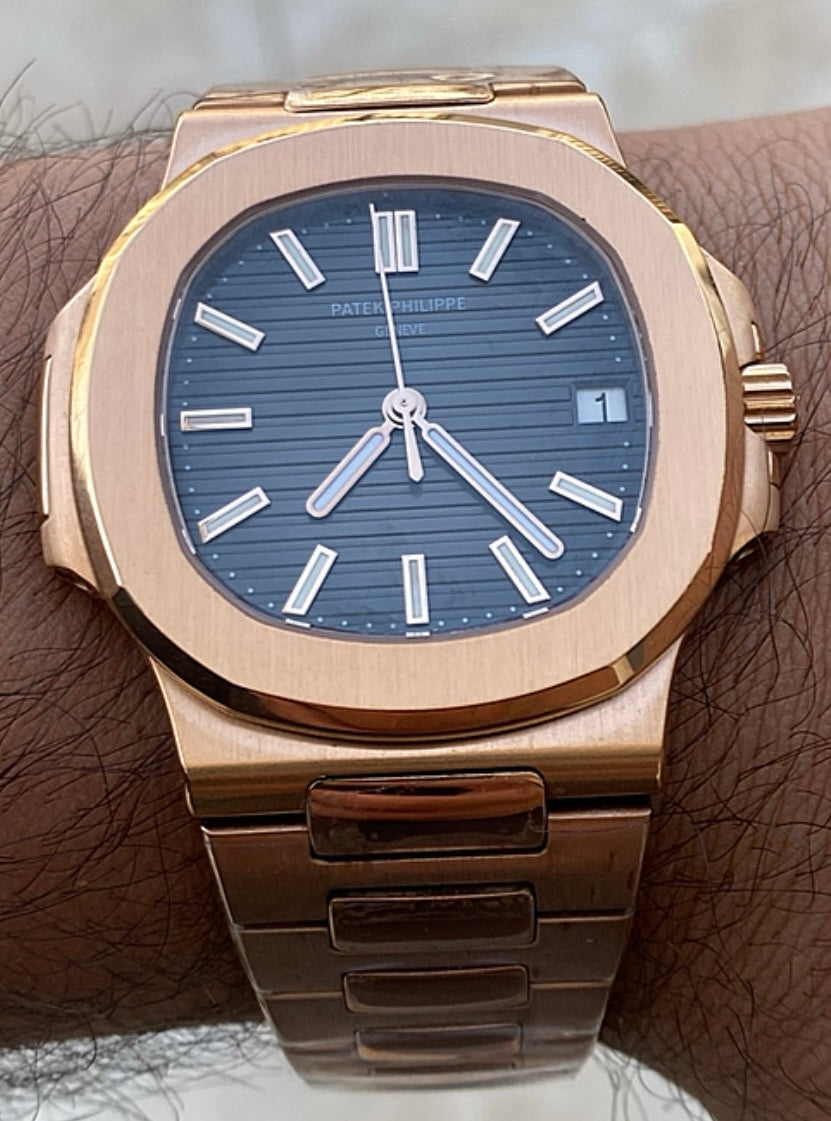 حبة واحدة كلين - باتيك فيليب نوتلس ٥٧١١ كلين طبق الأصل روززجولد