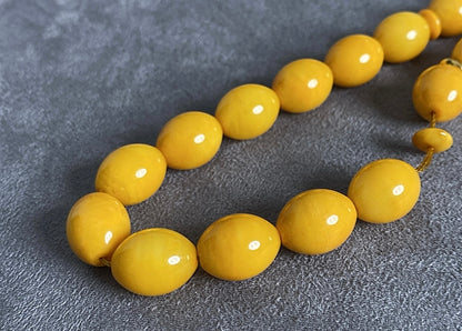 سبحة كهرب ألماني كبس - ذهب صافي عيار ٢١ ( ليس طلاء )