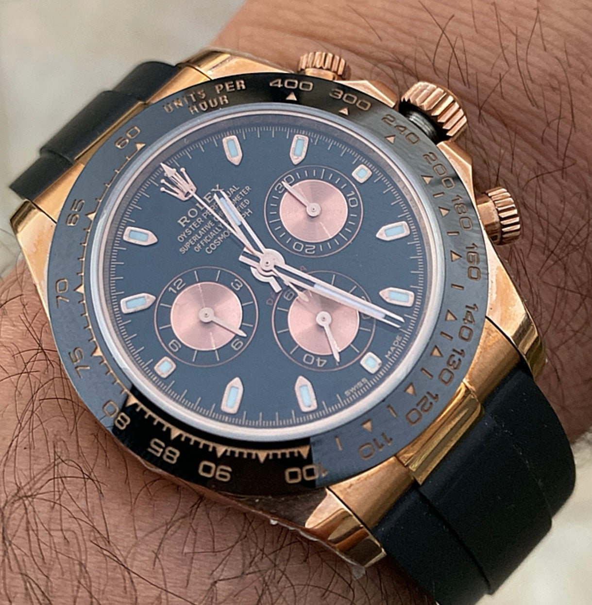 رولكس دايتونا كوزموجراف ستراب اويستر فليكس - كلين طبق الأصل