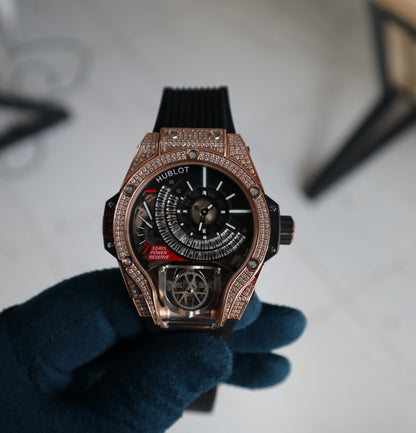 Hublot MP9 Tourbillon - هابلوت ام بي ناين روزجولد ذايموند