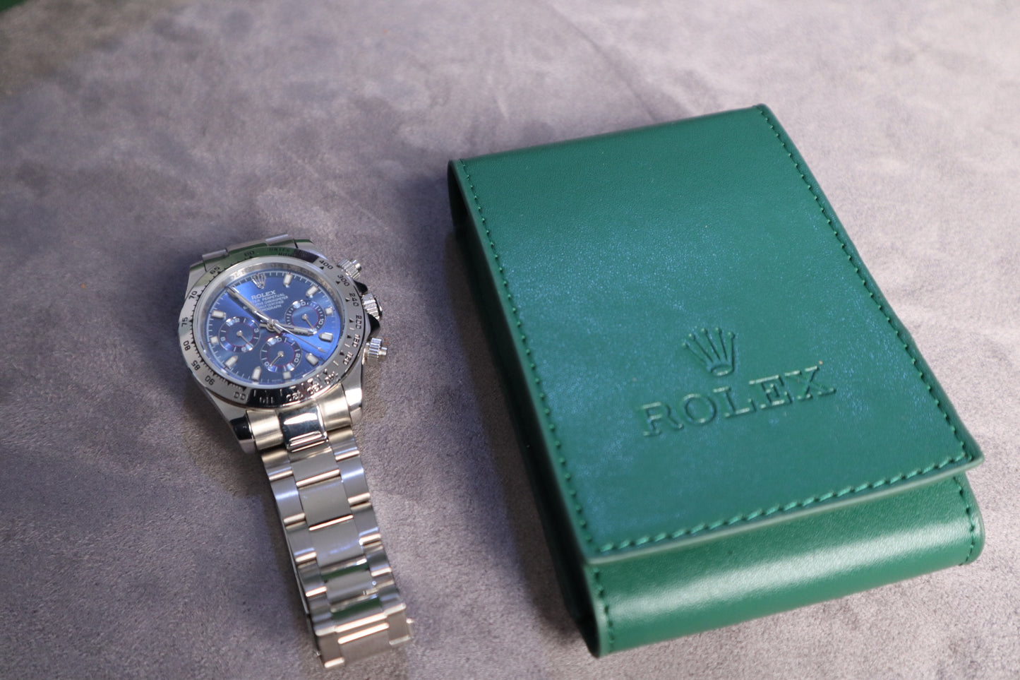 رولكس دايتونا جراند ماستر مينا نيلي فول ستانلس