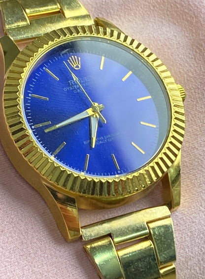 عرض ساعتين - رولكس فل بلاك + رولكس جولد اند بلو