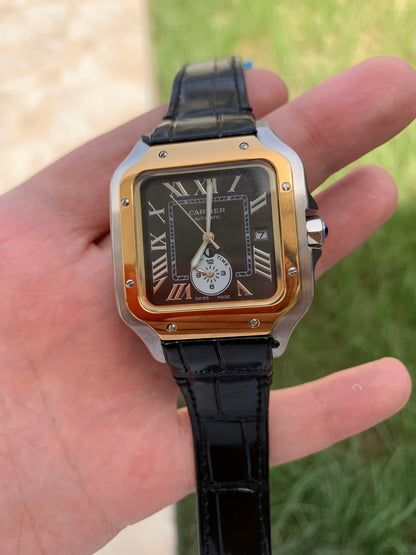 السعر بالدينار الاردني 200 دينار - ساعة كارتير كلاسيكيه سويس ميد ارقام لاتينية