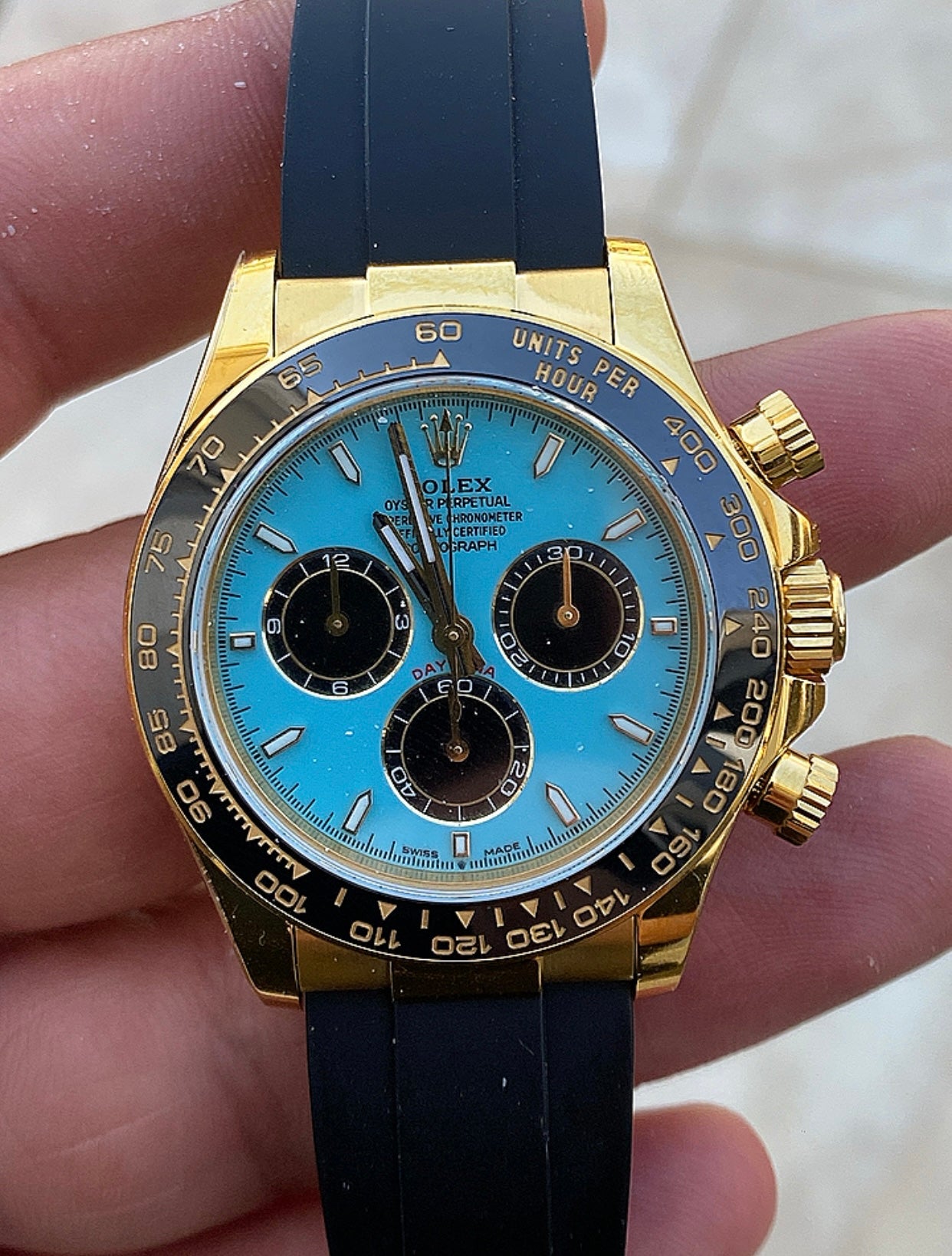 رولكس دايتونا تيفاني٢٠٢٥ كلين طبق الأصل ماكينة سويسري