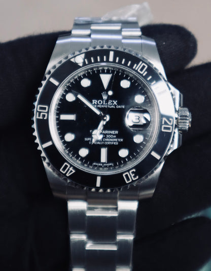 رولكس سابمارينر بلاك - كلين طبق الأصل لا تميز ابدا عن الاصلية