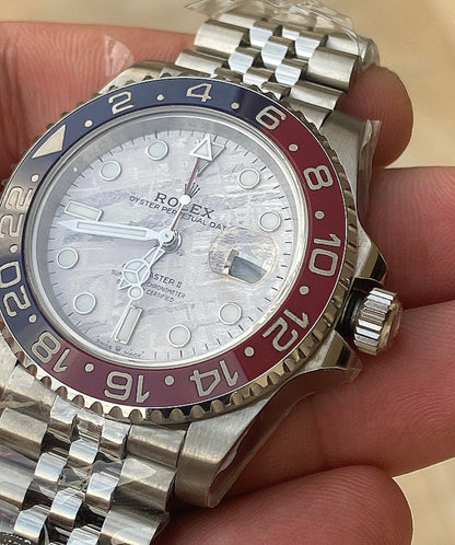 40 mm رولكس جي ام تي بيبسي دايل ماربل فاخر