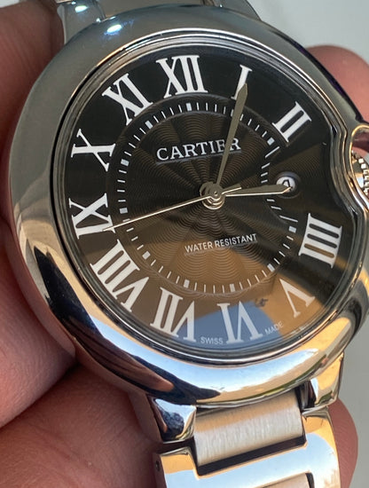 السعر بالدينار الاردني120 دينار  ساعه كارتير فضي و اسود