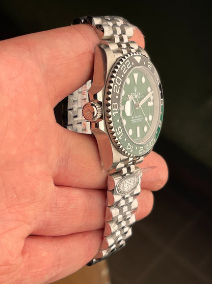 رولكس سبرايت ٢٠٢٥ مينا اخضر كلين طبق الأصل